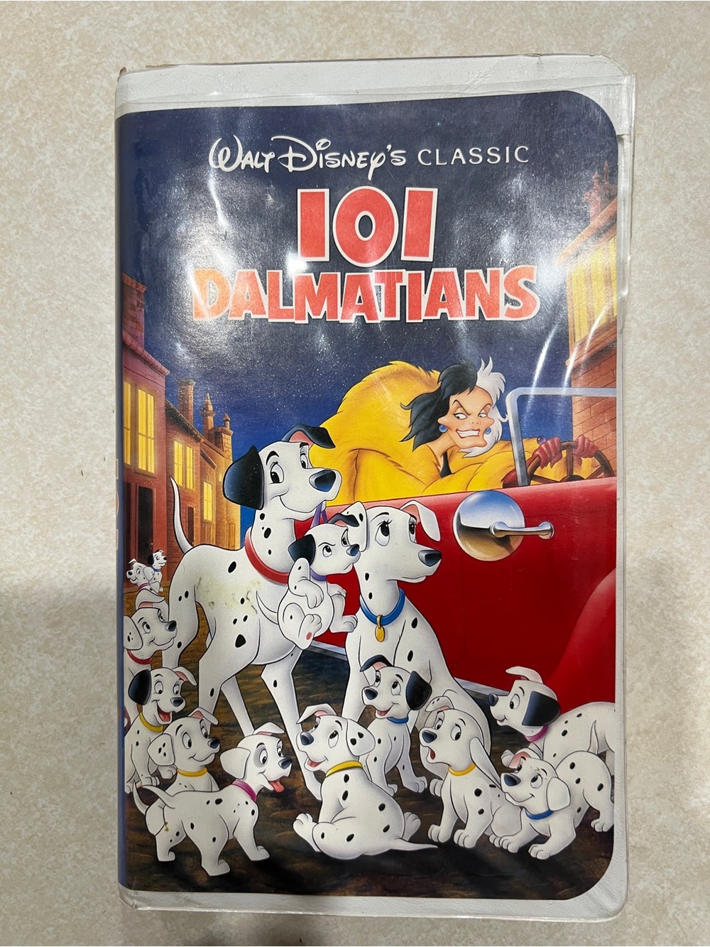 Disney Classic 101 Dalmatians VHS tape